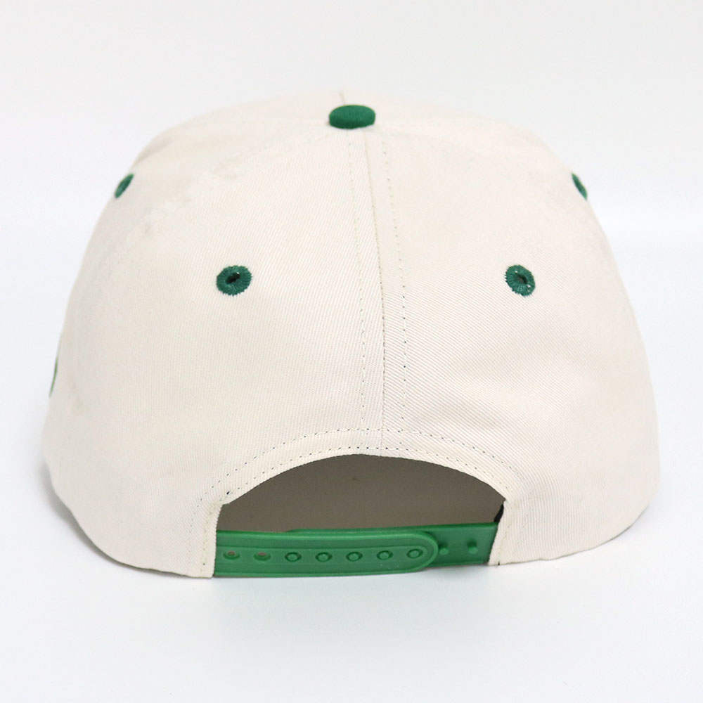 Cream Off White Golf Green: Keep Going Co. Baseball Cap