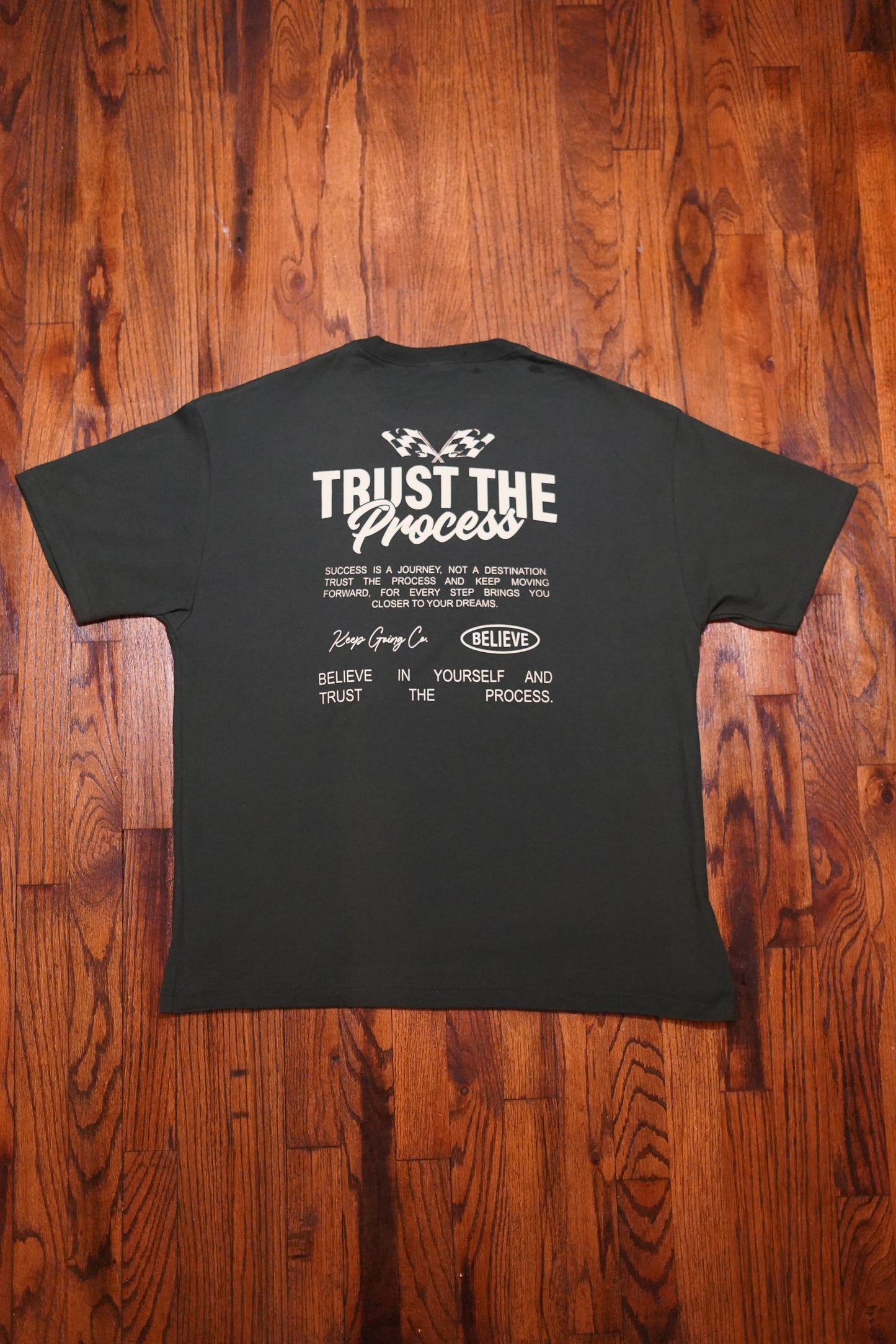 Forest Green/Off-White: “Trust the Process” HEAVYWEIGHT TEE
