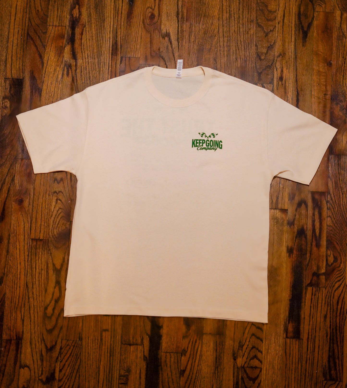 Natural/Kelly Green: “Trust the Process” HEAVYWEIGHT TEE